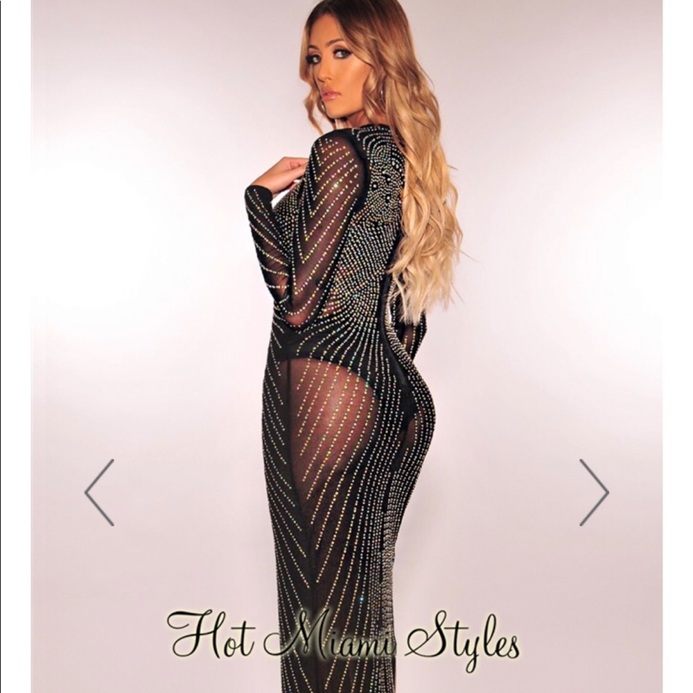 Long studded dress